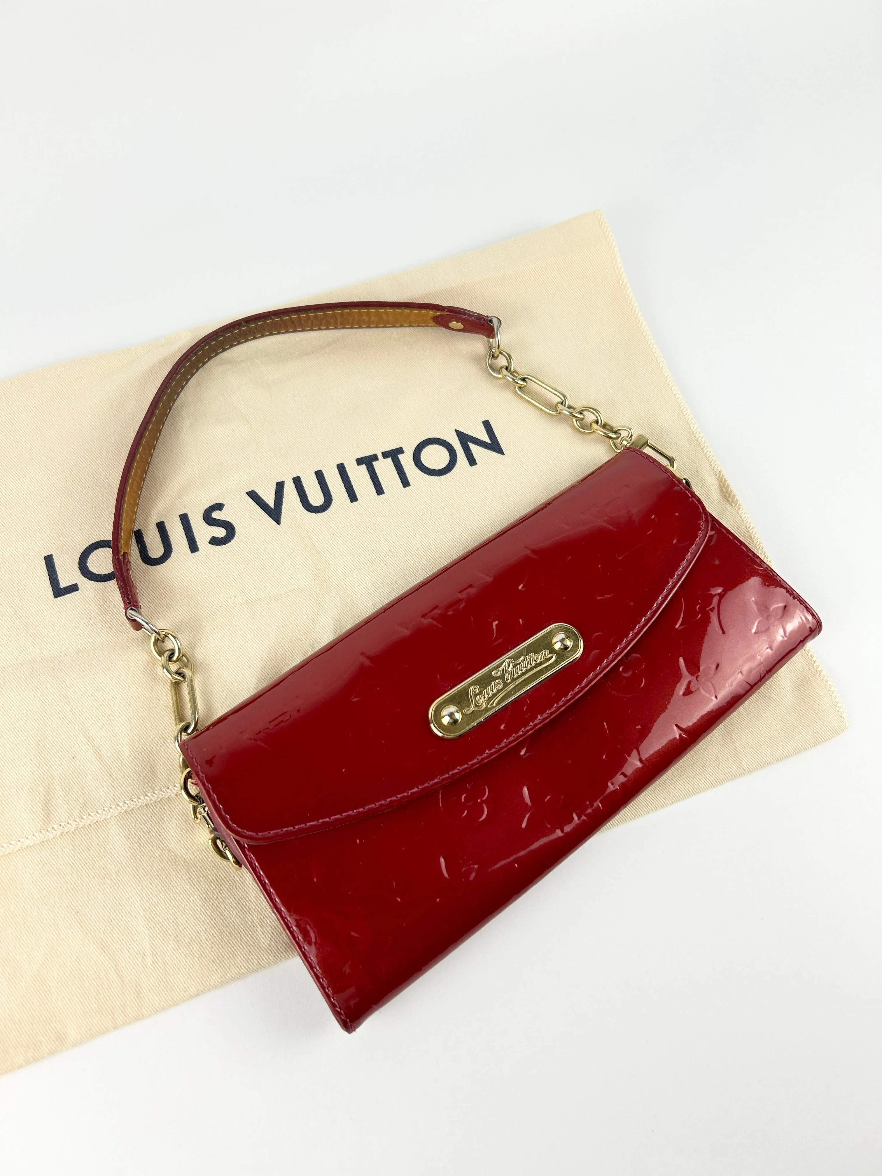 Louis Vuitton Sunset Boulevard Vernis Red Shoulder Bag (2007)