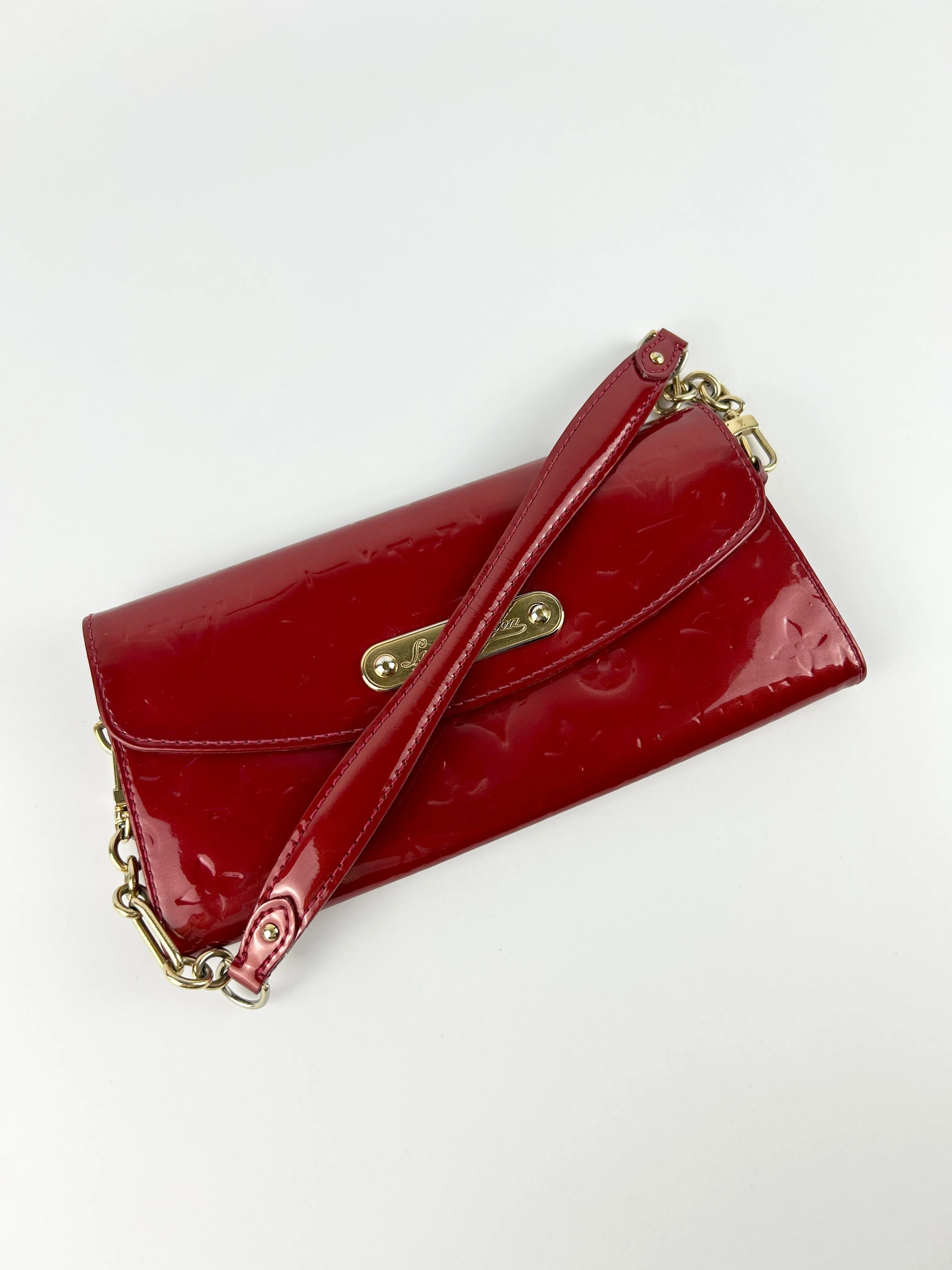 Louis Vuitton Sunset Boulevard Vernis Red Shoulder Bag (2007)