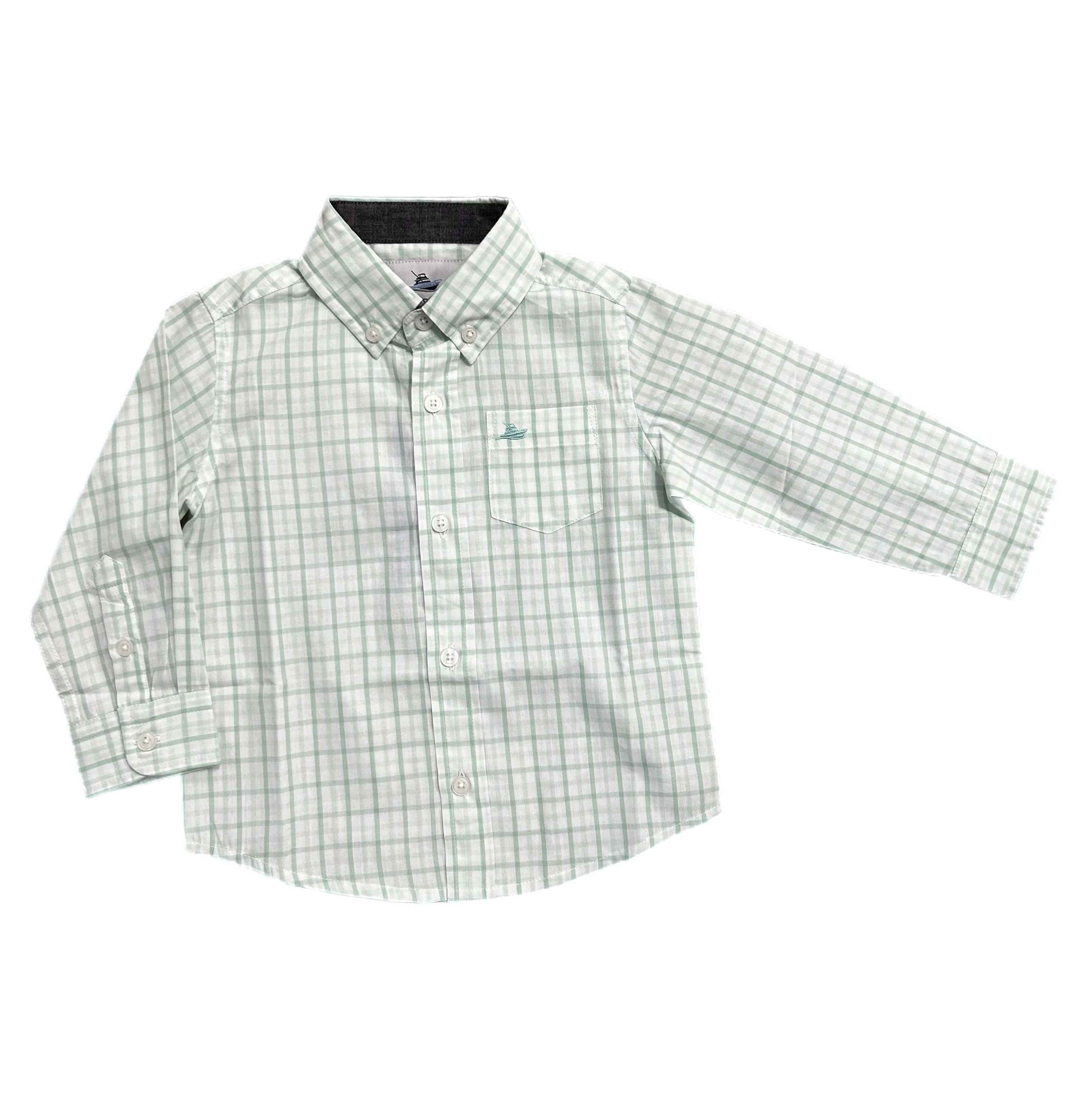 LS DRESS SHIRT (MISTY JADE)
