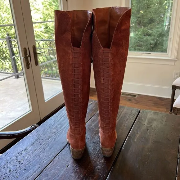 Lucky‎ Brand Women's Lk-Khlonn Slouch Boot Over The Knee Sz 6M NEW Flaw