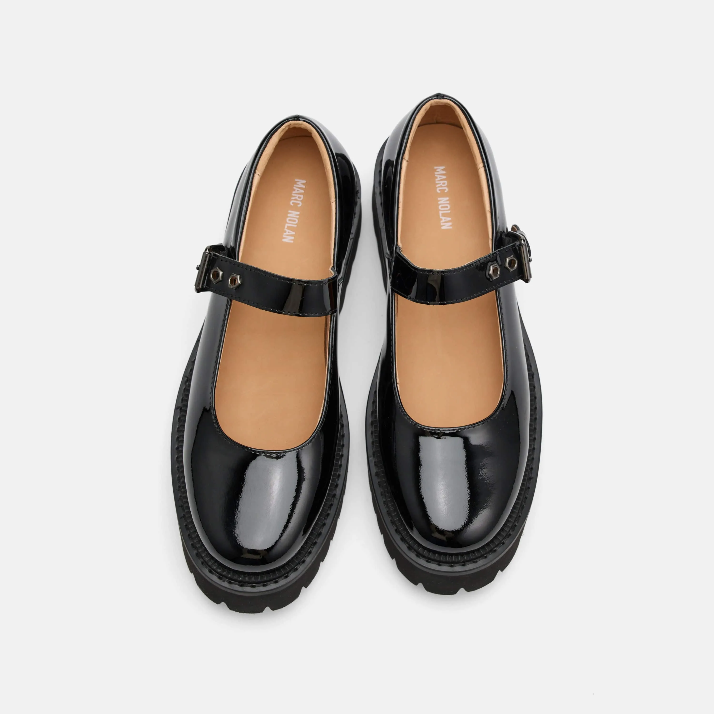 Lyla Black Patent Leather Mary Janes