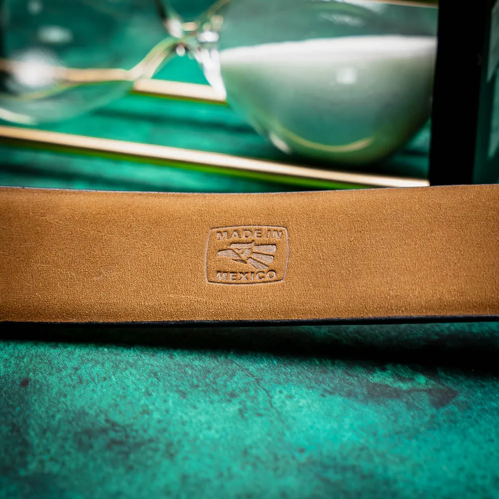 Marco Di Milano EST 105 Alligator Belt in Antique Honey