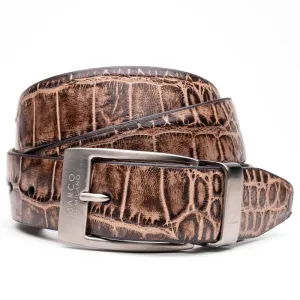 Marco Di Milano EST 105 Alligator Belt in Antique Orix