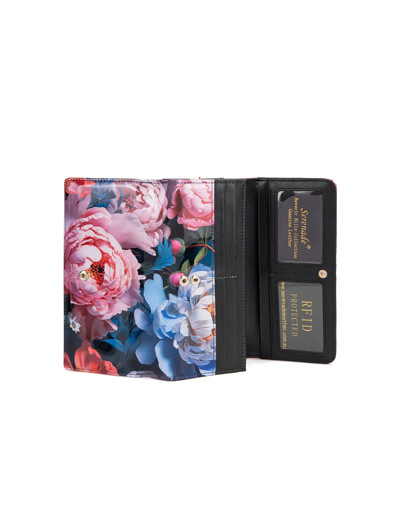 MARGUERITE LARGE LEATHER RFID WALLET-WSF1401