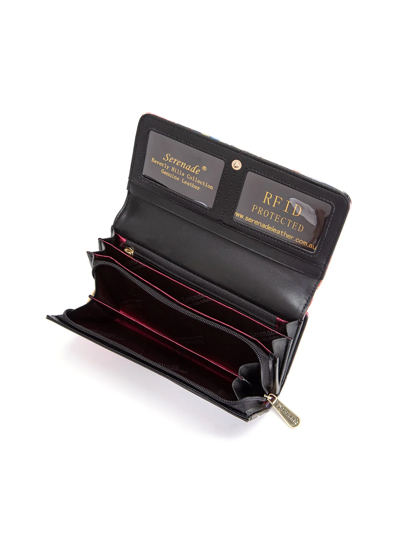 MARGUERITE LARGE LEATHER RFID WALLET-WSF1401