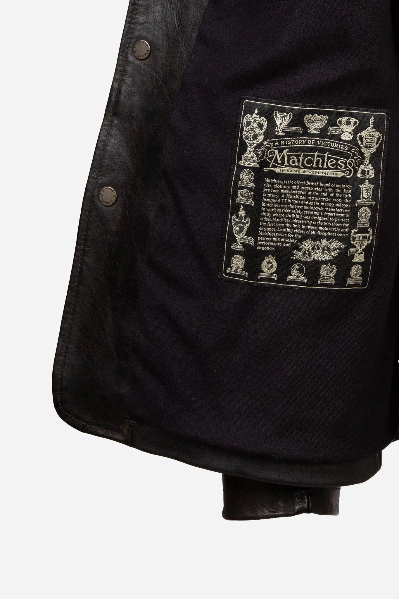 Matchless Ian Blazer Men’s Leather Jacket Antique Black