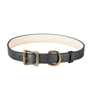 MEDIUM LEATHER DOG COLOR - BLACK