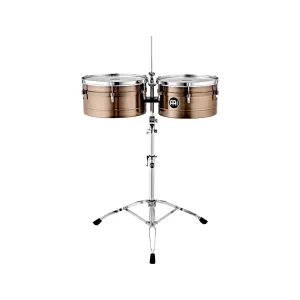 MEINL Percussion AV1ABR 14 15inch Artist Timbales-Amadito Valdes, Antique Bronze