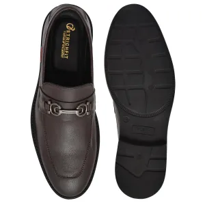 MEN CHERRY LEATHER LOAFER WITH DOUBLE STITCHED WELTS ART NO OF-216 CH