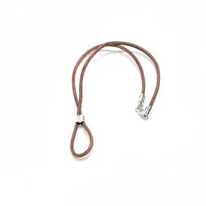 Men's Saddle Leather Eyeglasses Loops