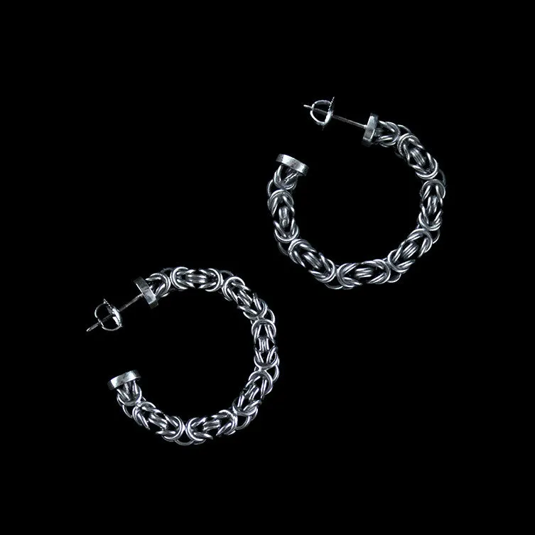 Micro Adder Hoop Earrings