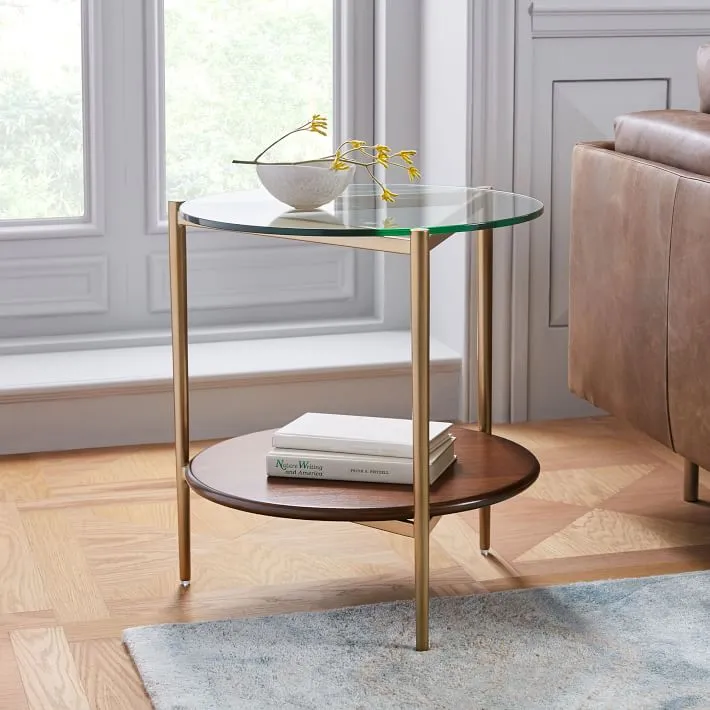 Mid Century Art Display Side Table