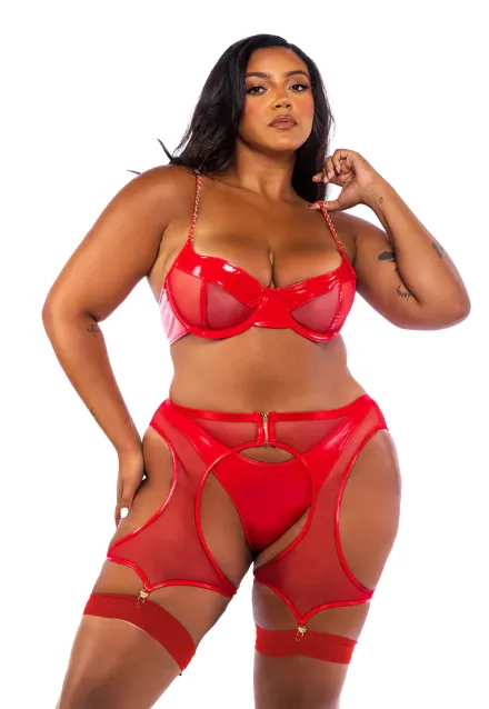 Midnight Minx 3-Piece Chaps Set - LI750