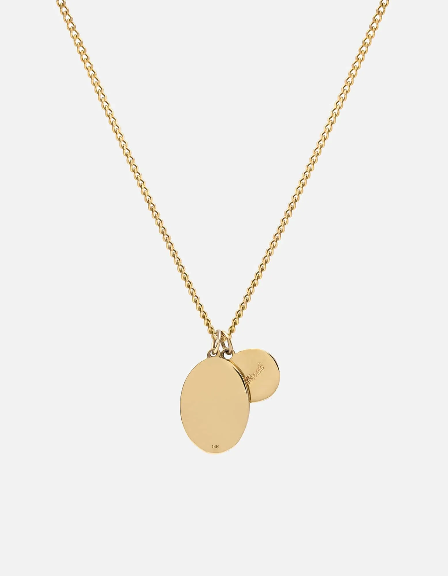 Mini Dove Necklace, Gold/Teal