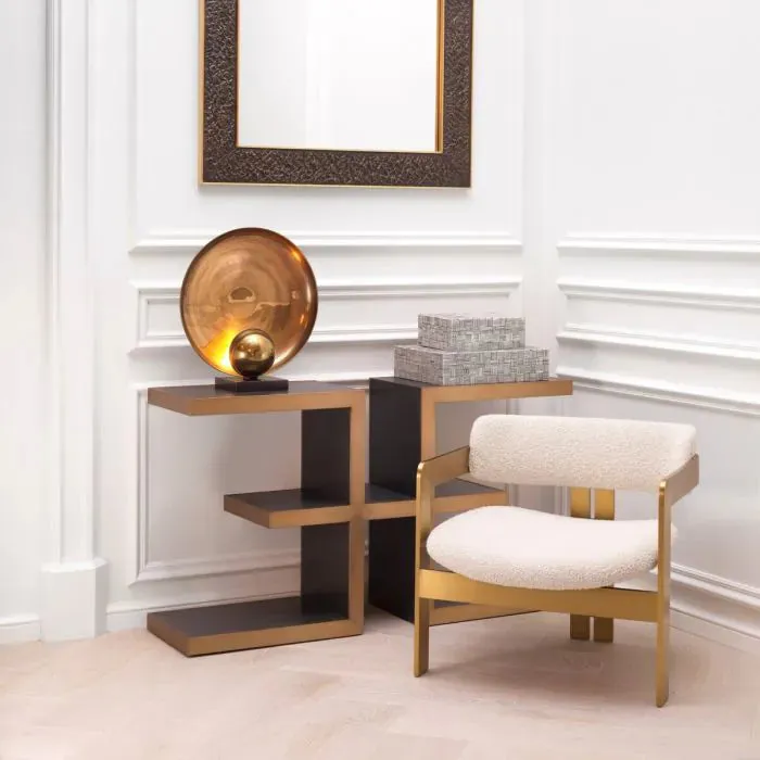 Mirror Risto Square - Bronze Finish