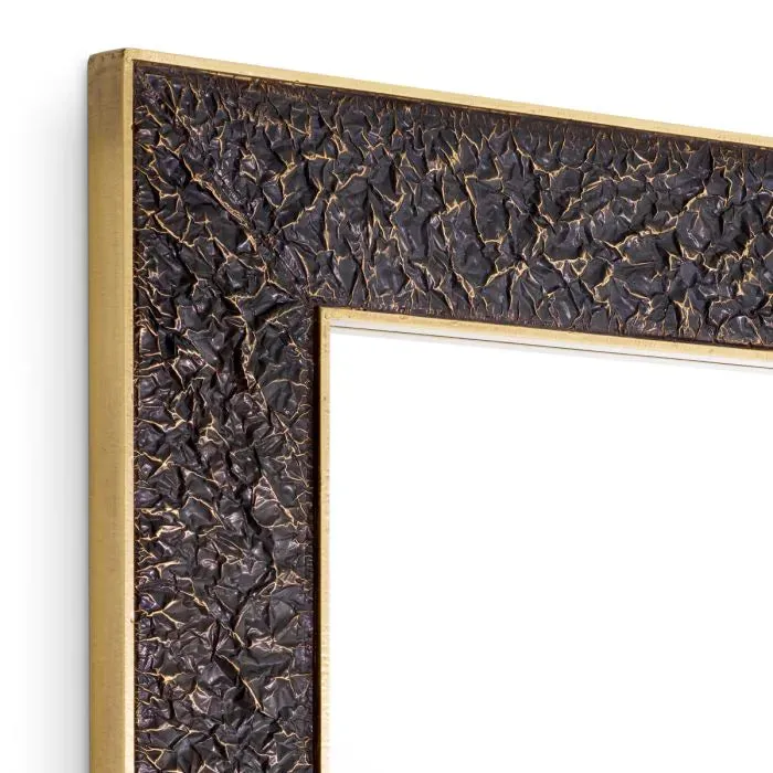 Mirror Risto Square - Bronze Finish