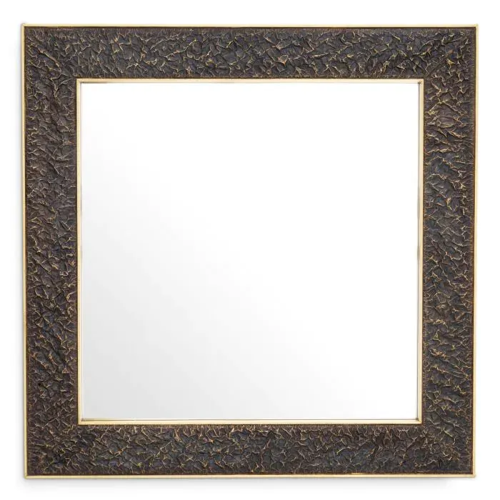 Mirror Risto Square - Bronze Finish