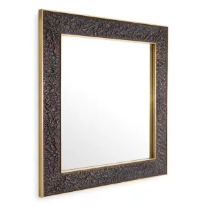 Mirror Risto Square - Bronze Finish