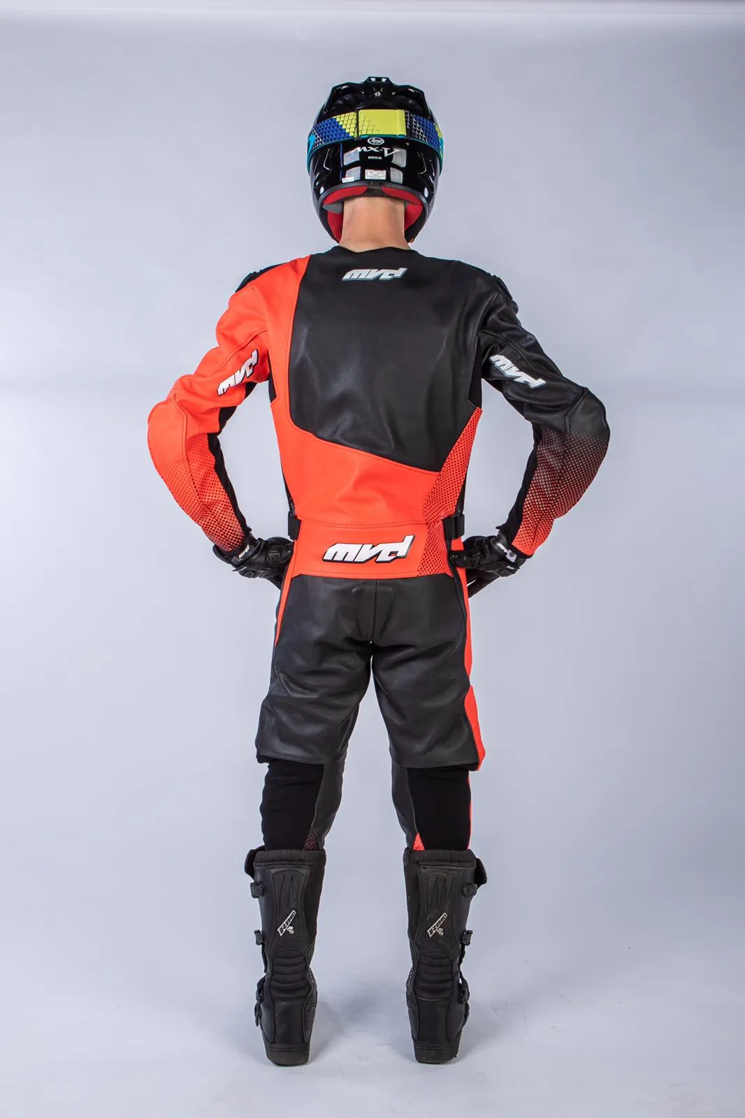 MVD Racewear Excelerator Supermoto Race Suit Red