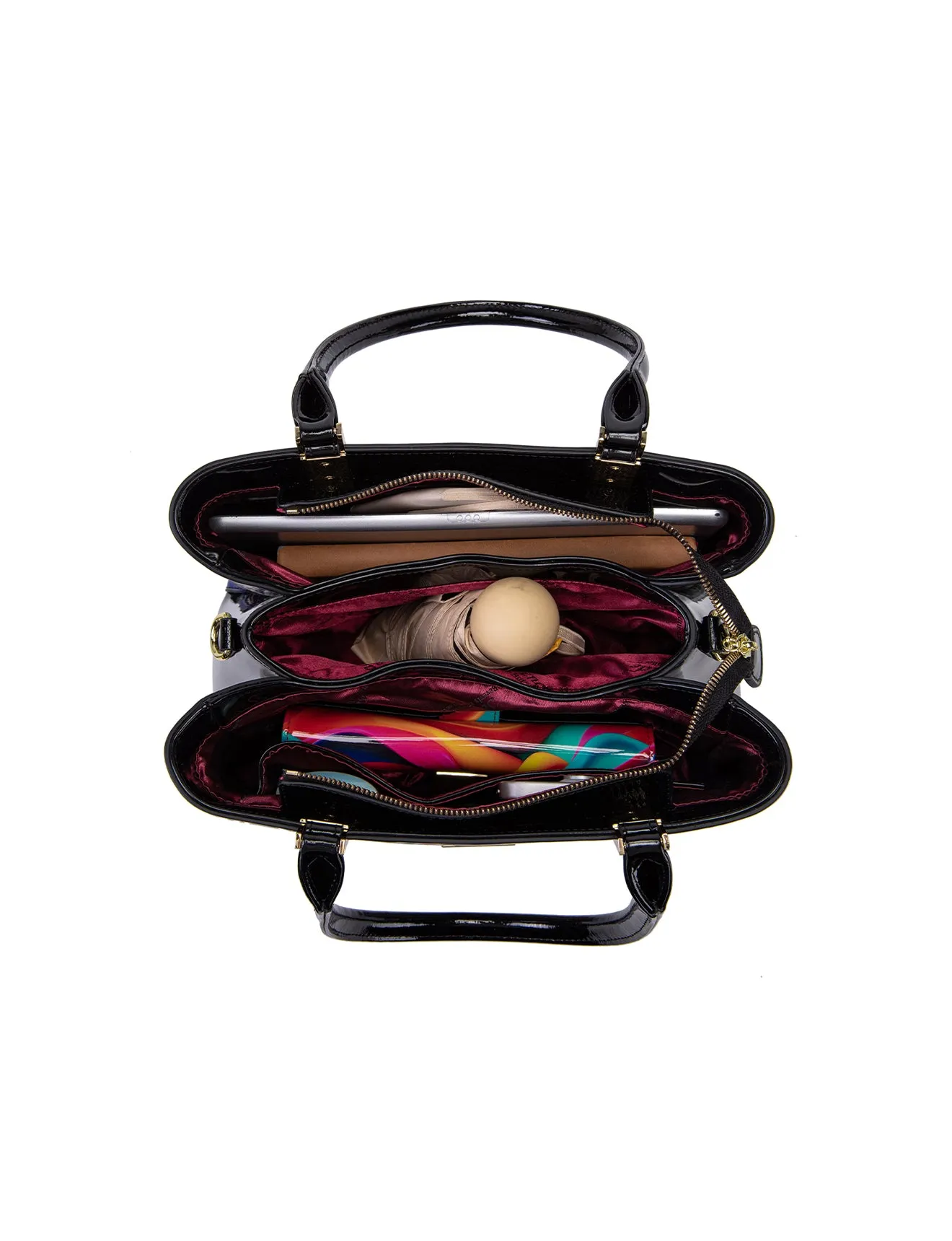 NATSUMI GRIP HANDLE  LEATHER BAG-SF13-0378