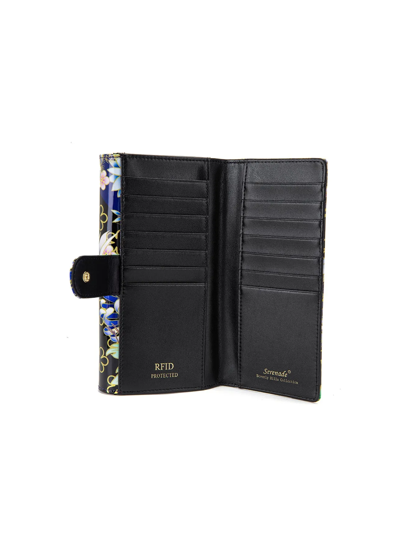 NATSUMI  LARGE LEATHER RFID WALLET- WSF1301-SALE