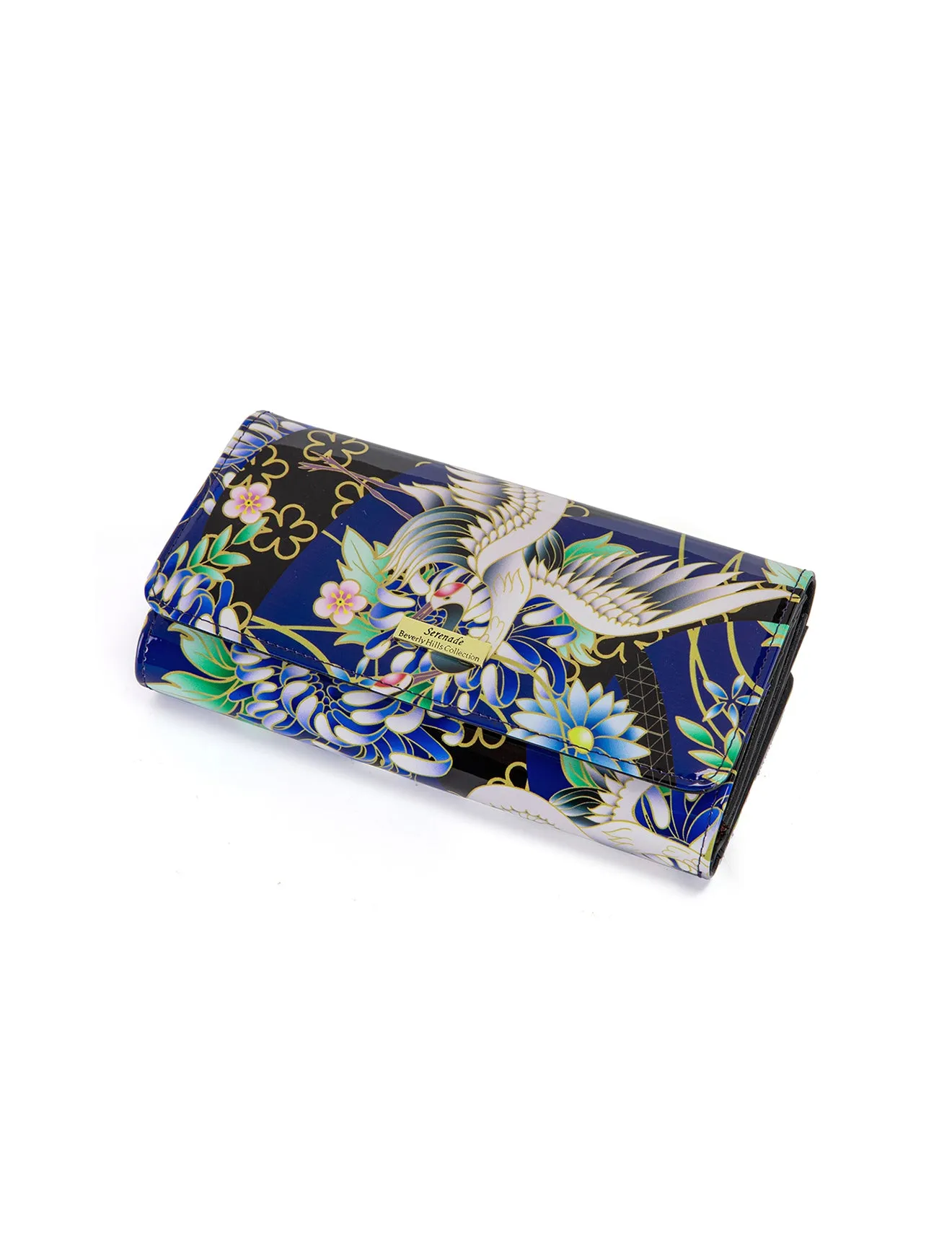NATSUMI  LARGE LEATHER RFID WALLET- WSF1301-SALE