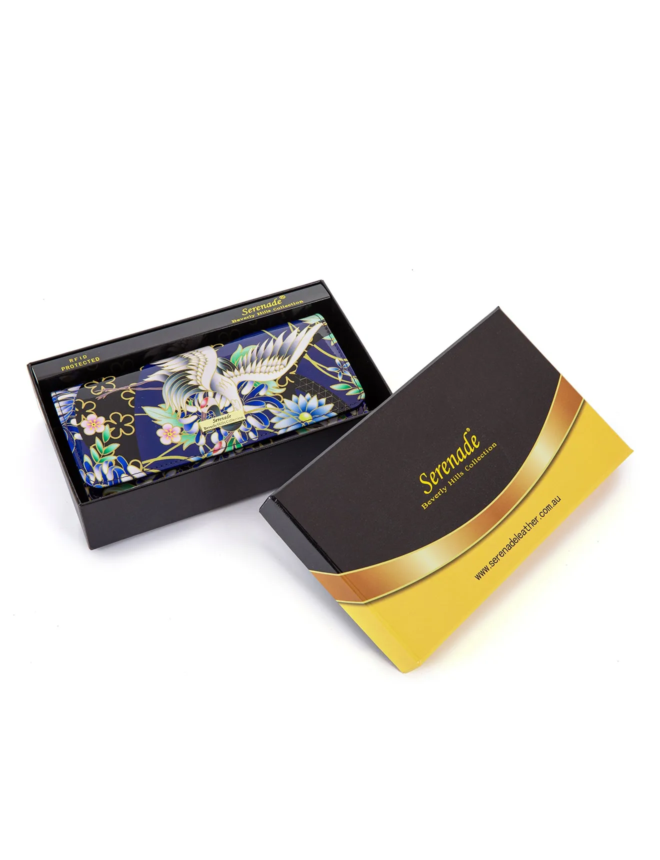 NATSUMI  LARGE LEATHER RFID WALLET- WSF1301-SALE