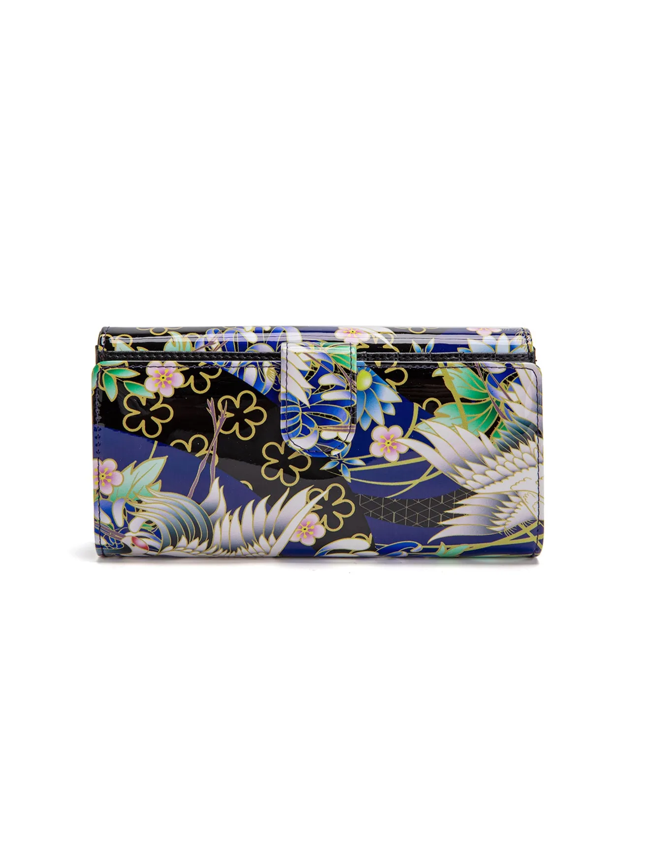 NATSUMI  LARGE LEATHER RFID WALLET- WSF1301-SALE