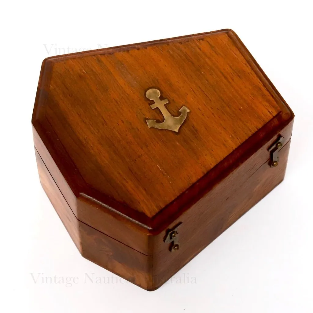 Nautical Sextant // In Hexagonal Box