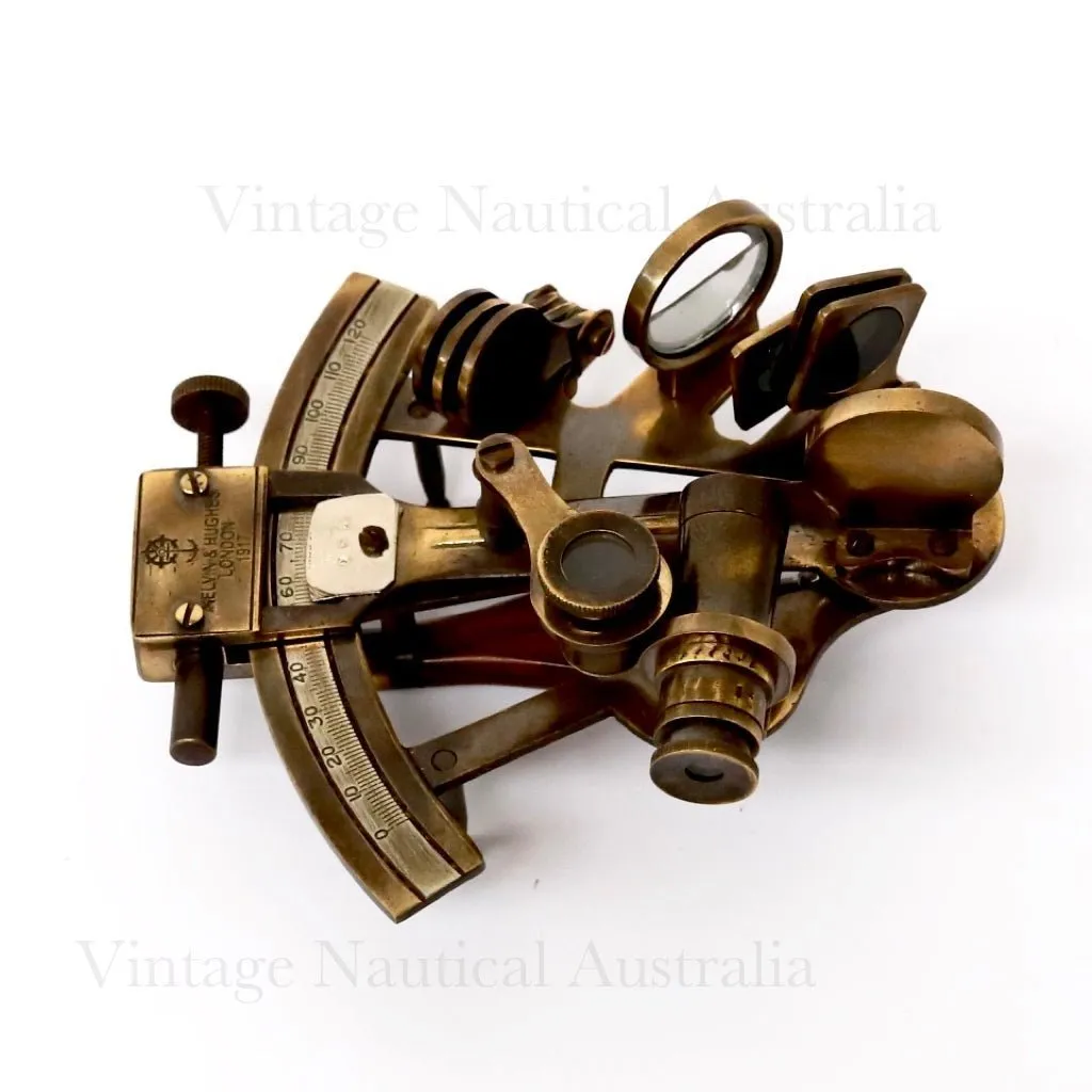 Nautical Sextant // In Hexagonal Box