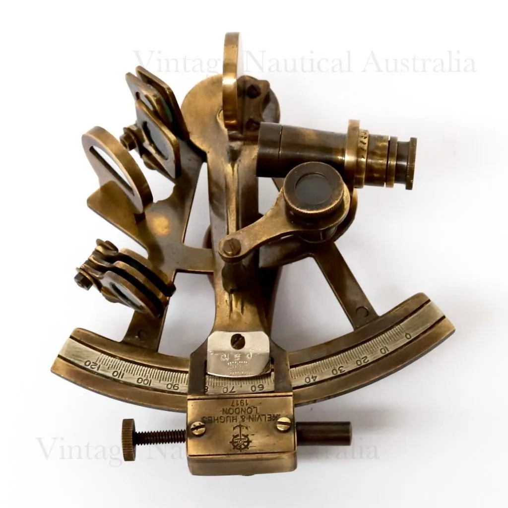 Nautical Sextant // In Hexagonal Box