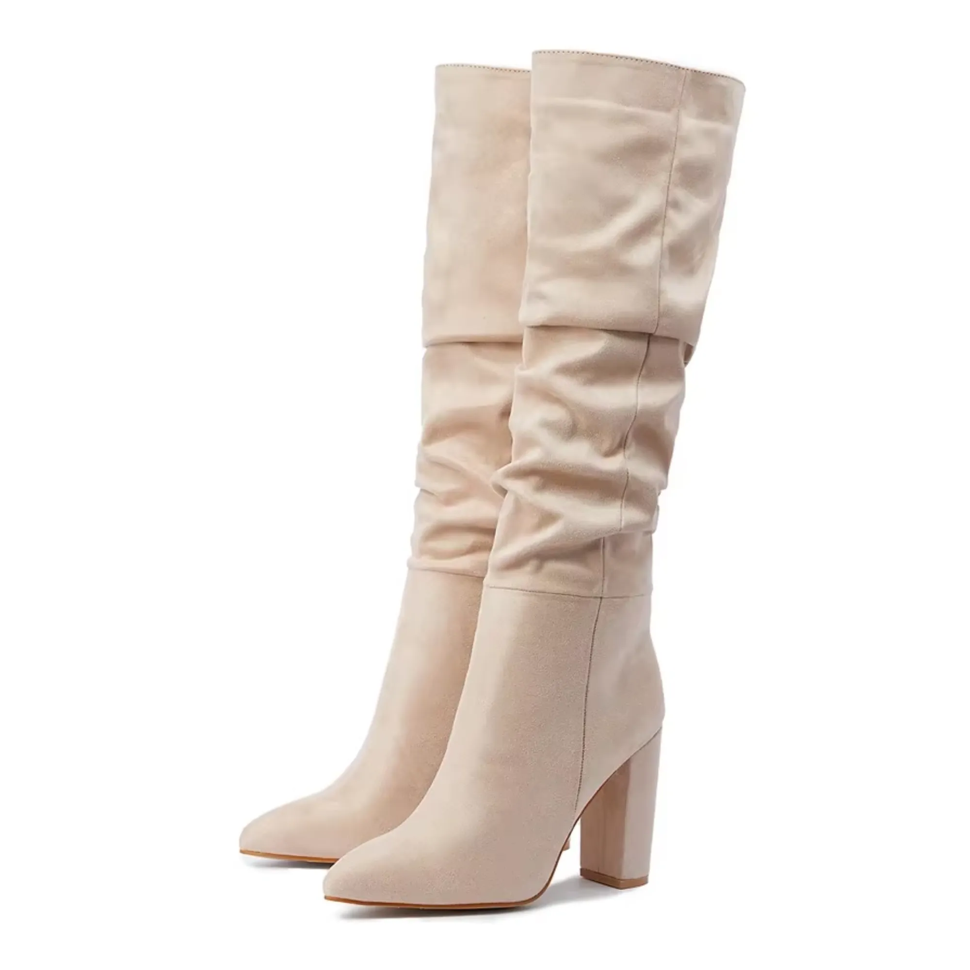 Nebula - Slouch Knee High Boots