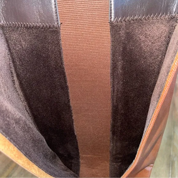 NEW! Torgeis New York Women’s Destiny Faux Leather Camel Brown Boot US 11
