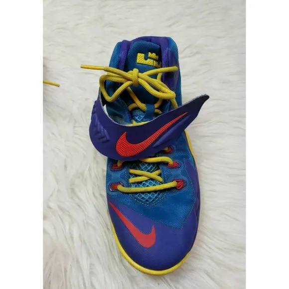 Nike Boy's Youth 7 Lebron Soldier VIII 653645-400 Multicolor Basketball Shoes