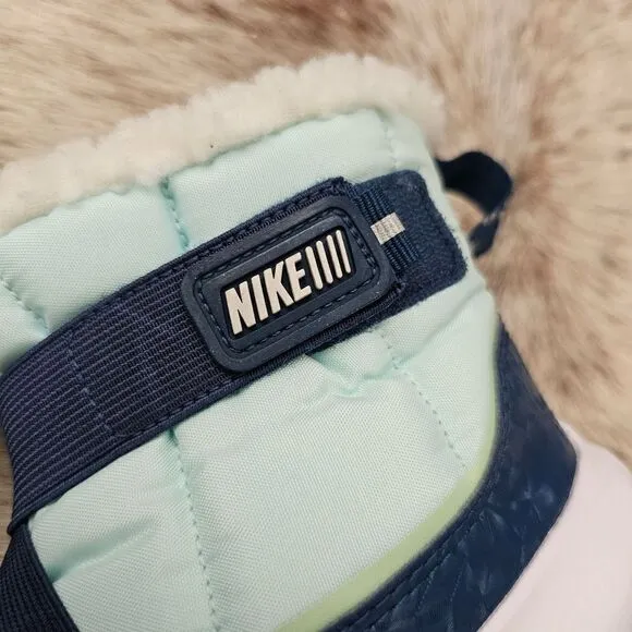 Nike Flex Advance &quot;Paw Prints&quot; Toddler Kids Insulated Boots Blue Size 10 NEW