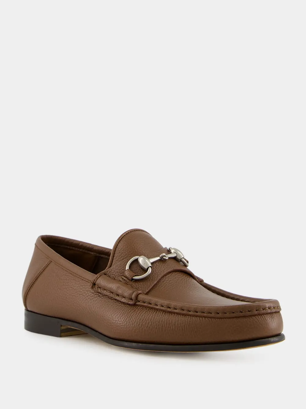 Nut Brown Bryanne Leather Loafers