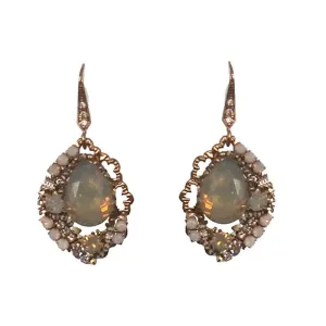 Opal Crystal Earrings