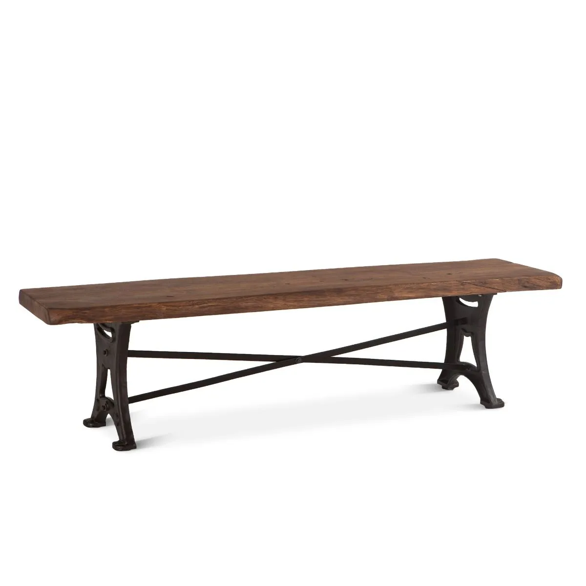 Organic Forge Live-Edge Bench