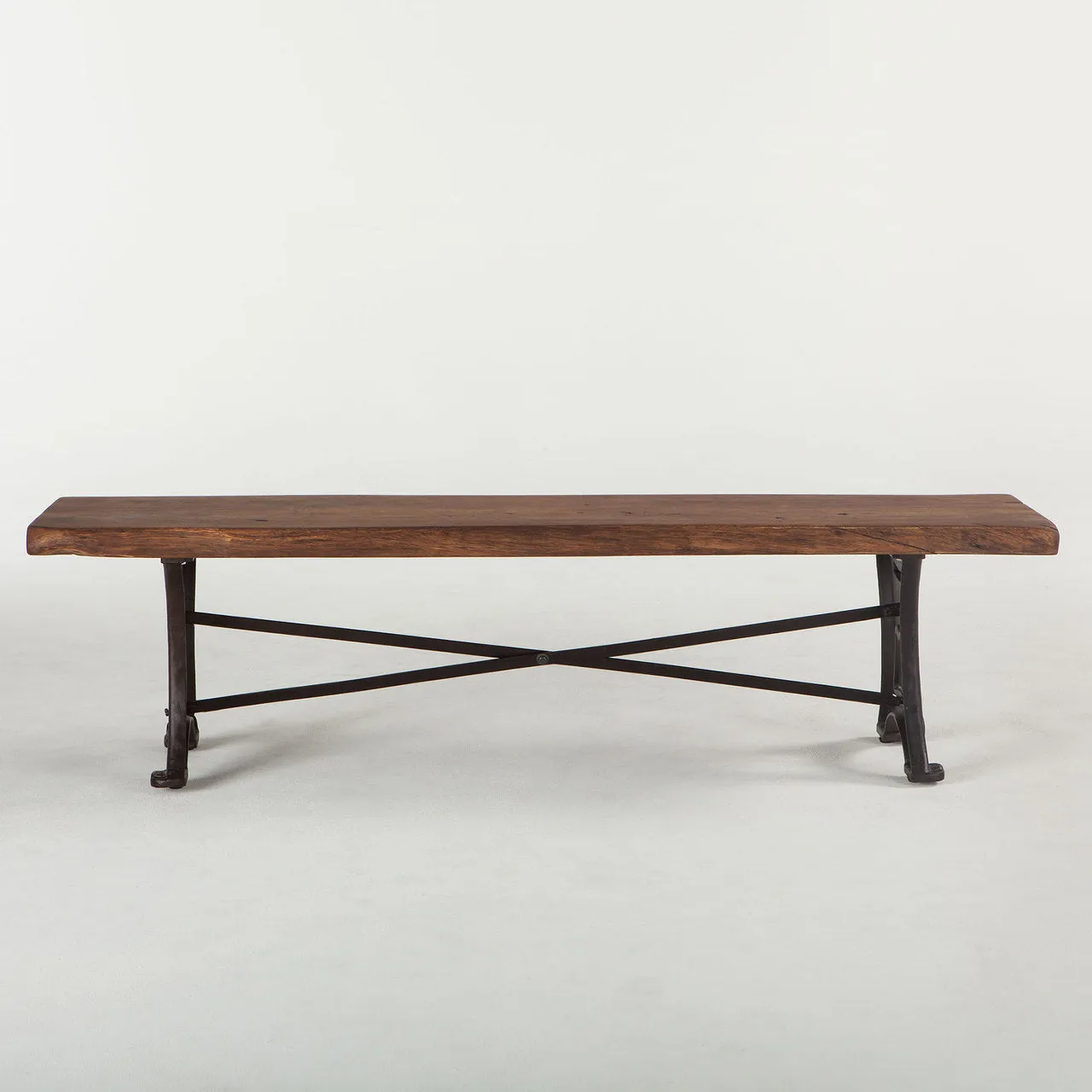 Organic Forge Live-Edge Bench