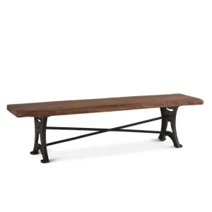 Organic Forge Live-Edge Bench