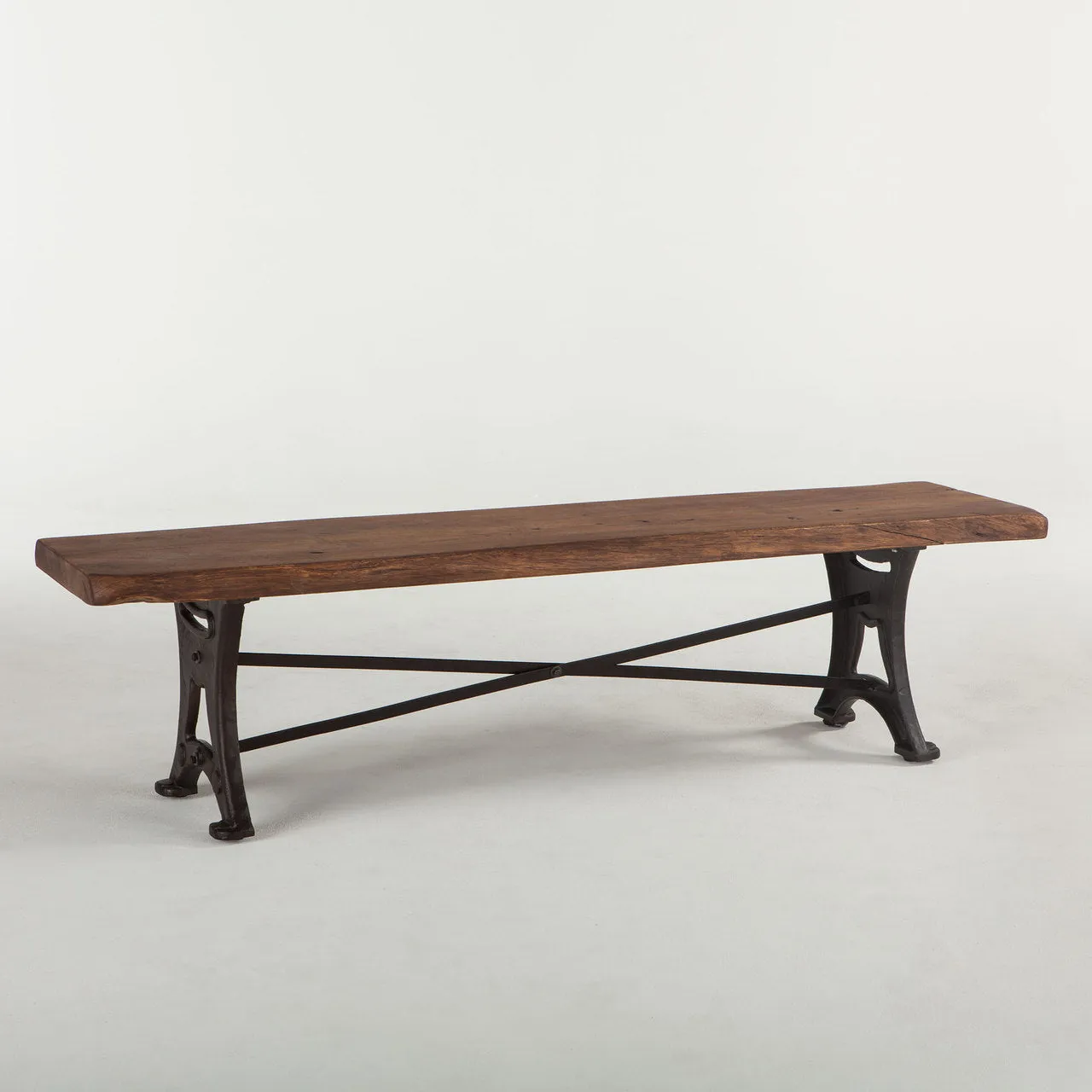 Organic Forge Live-Edge Bench