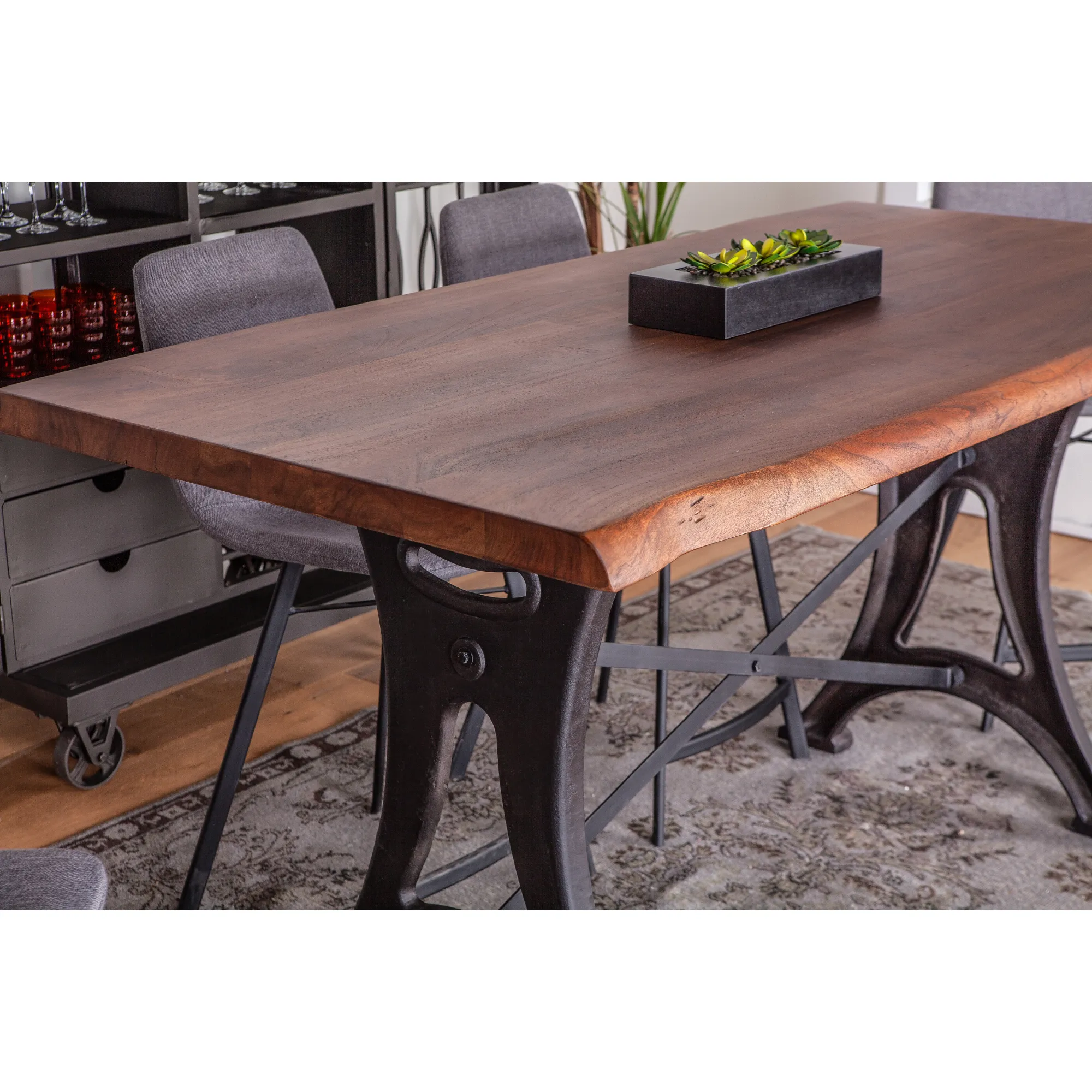 Organic Forge Live-Edge Gathering Table