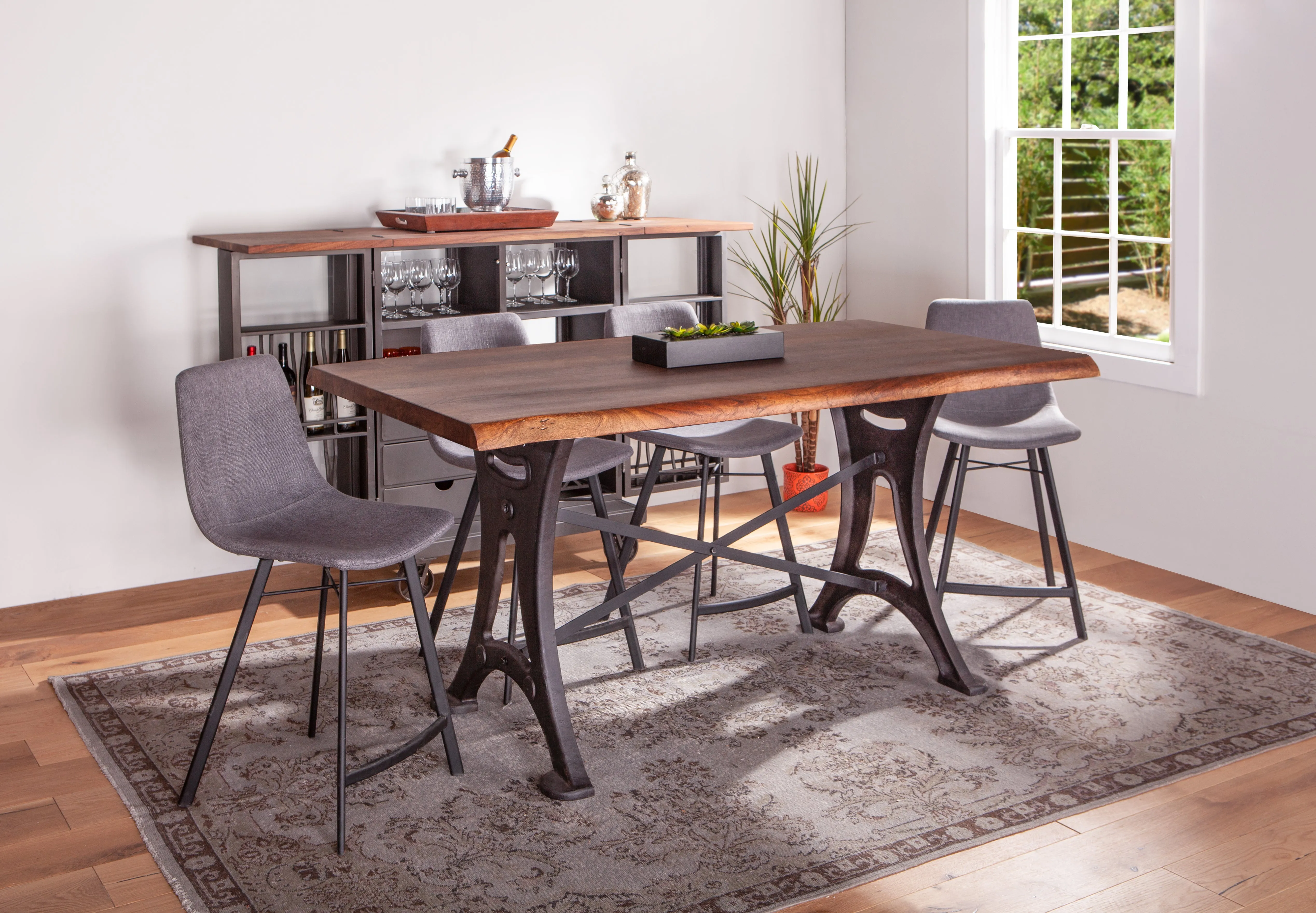 Organic Forge Live-Edge Gathering Table