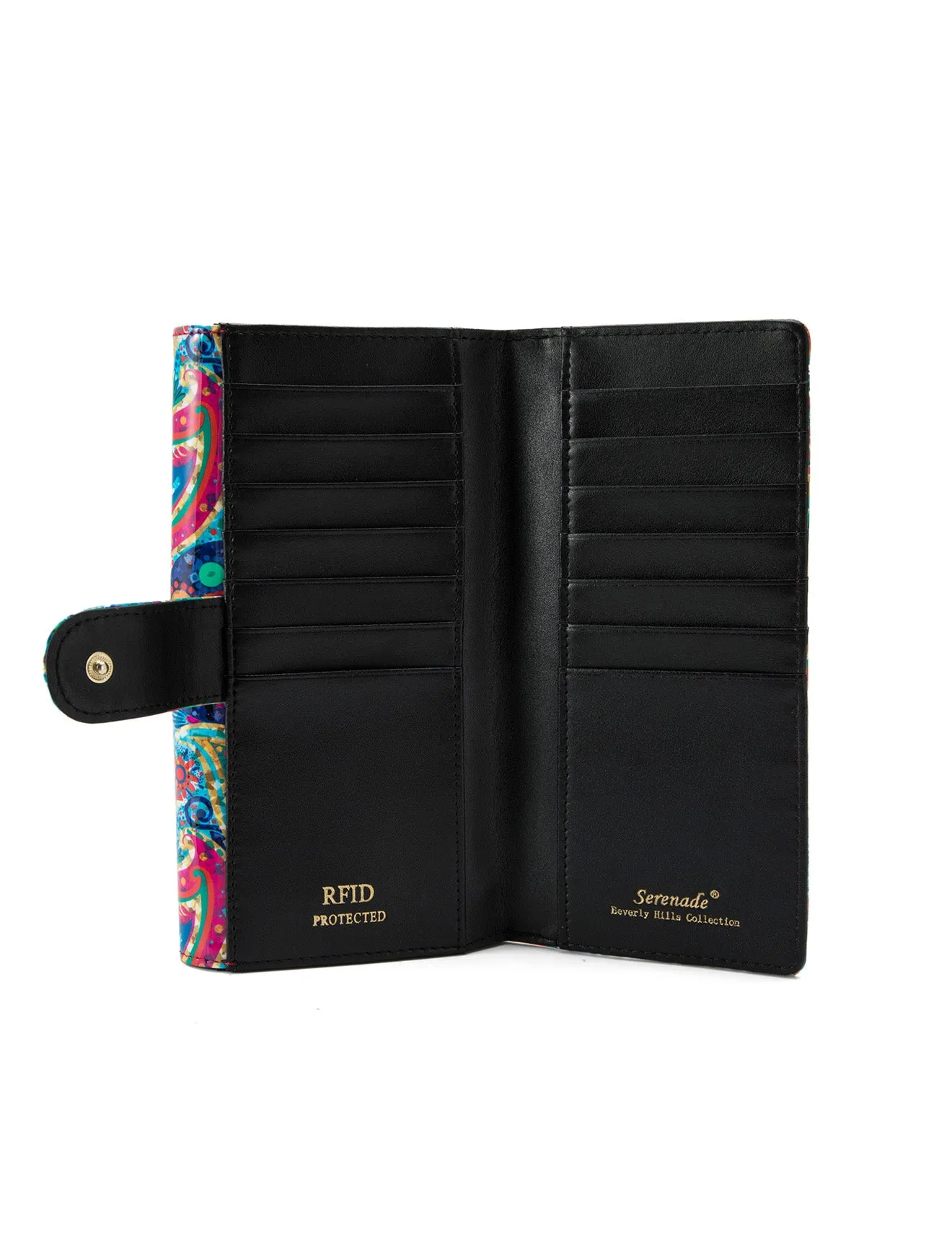 PAIGE LARGE LEATHER RFID WALLET- WSN9301