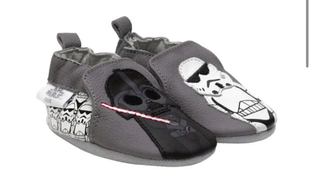 Pantoufles L'EMPIRE - The Empire Baby's STAR WARS Leather-Sole Sllip-On Shoes 0-6 mois
