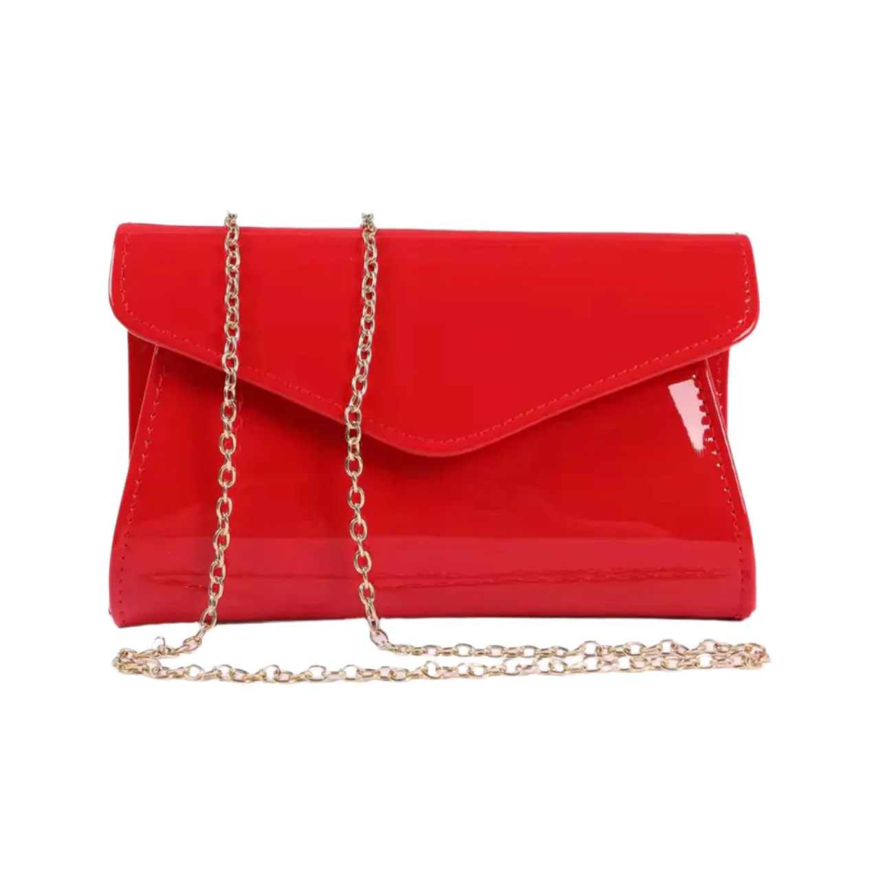 Patent Clutch Evening Bag