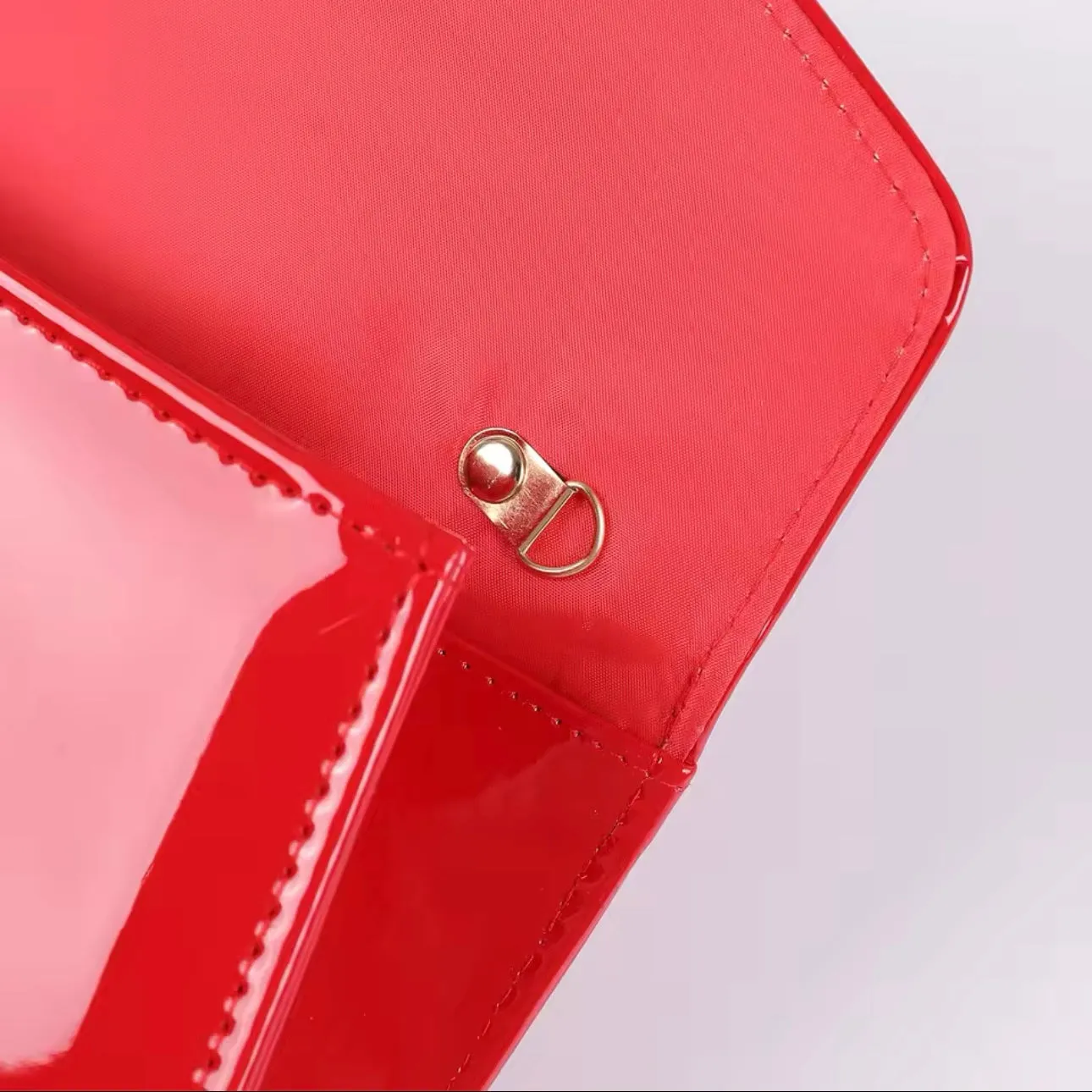 Patent Clutch Evening Bag