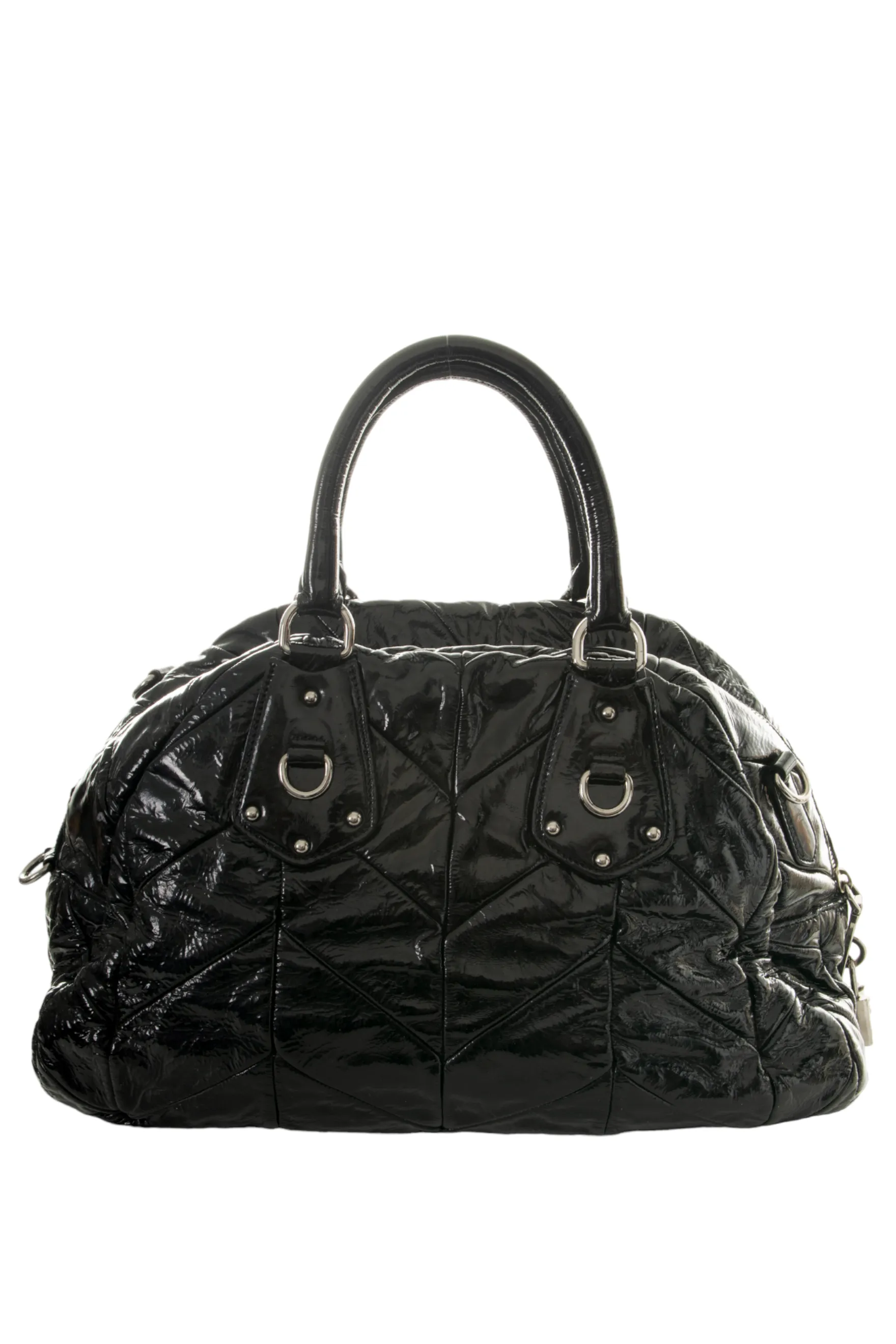 Patent Leather Bag in Black