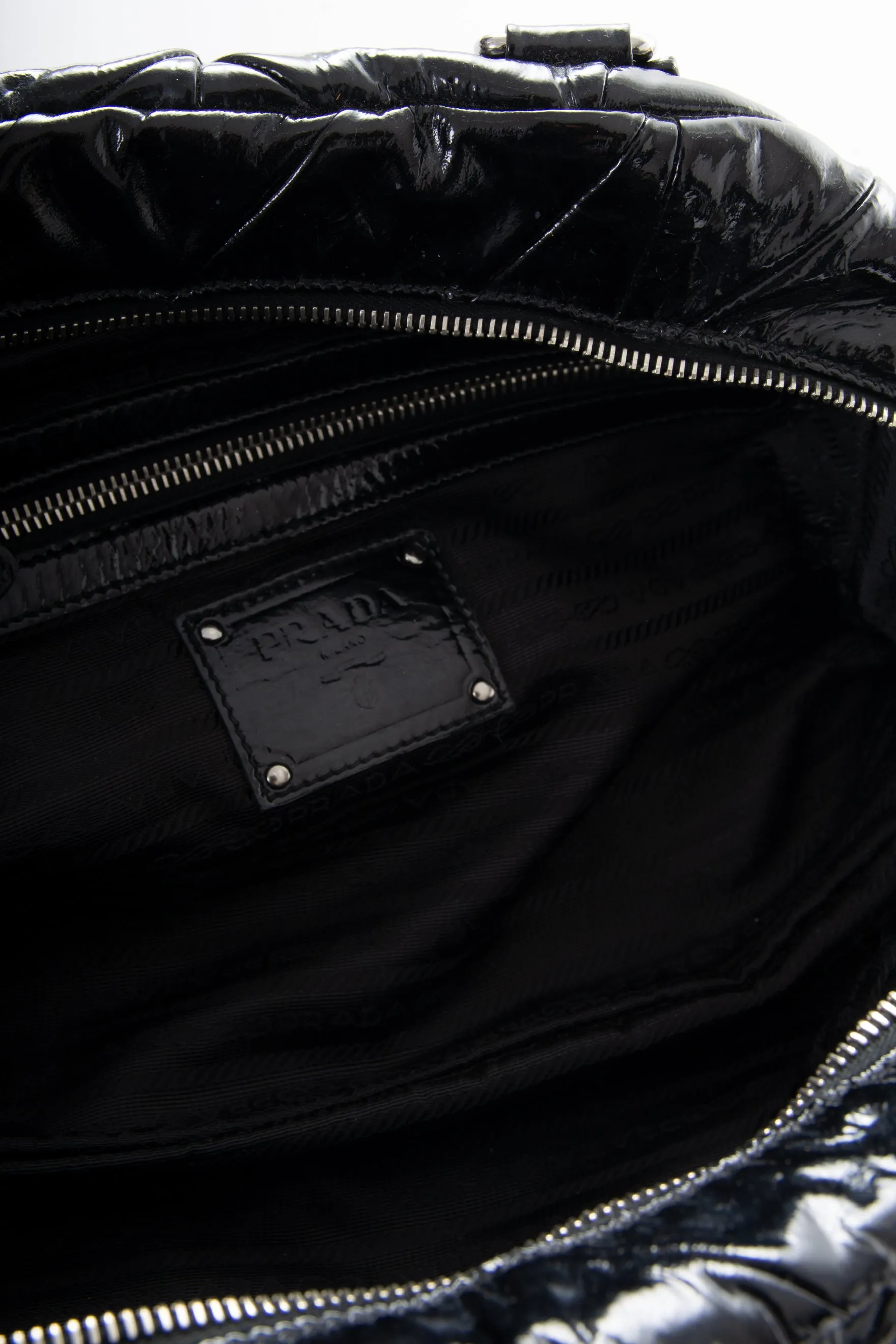 Patent Leather Bag in Black
