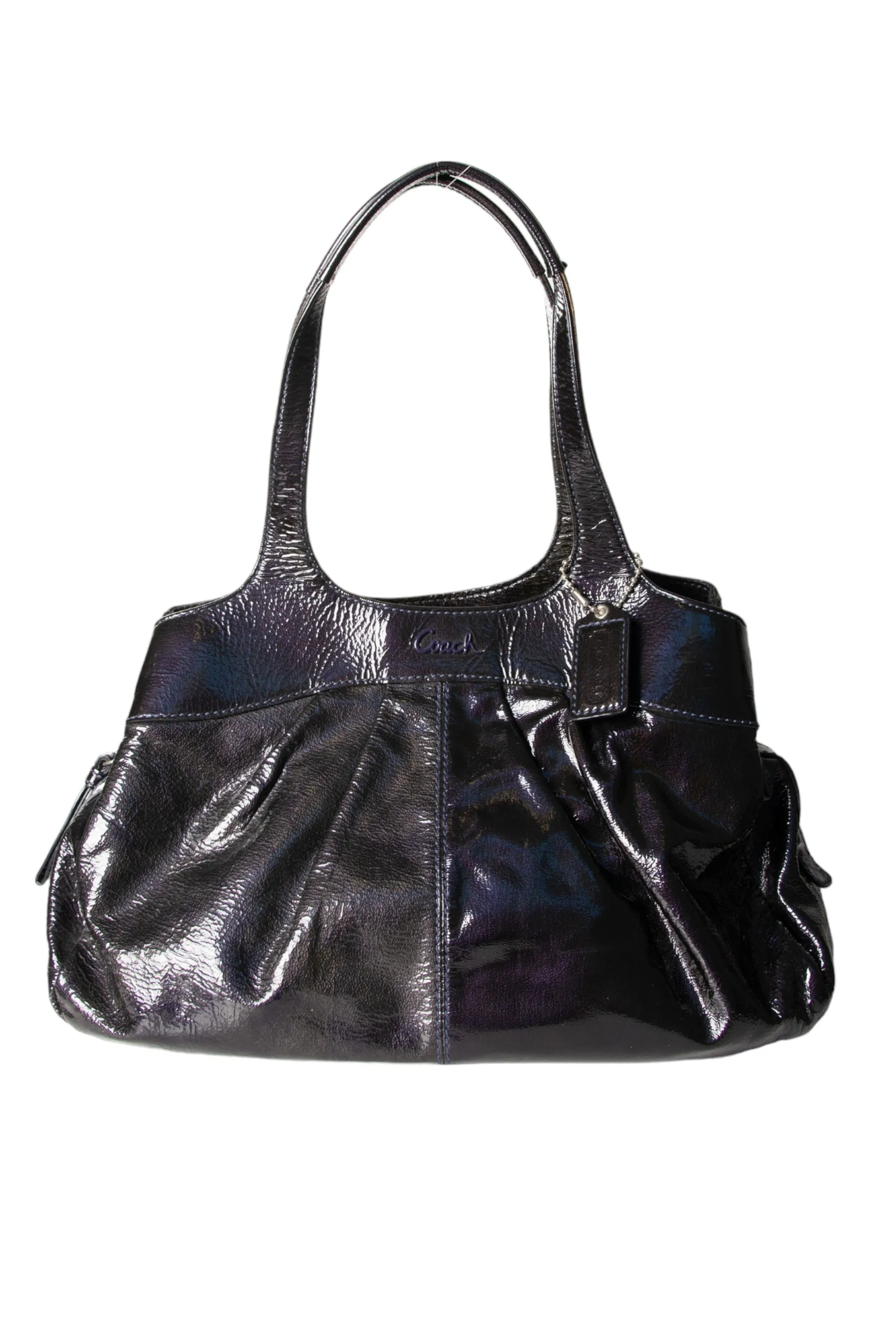 Patent Leather Hobo Bag